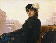Ivan Kramskoi Portrait of an unknown woman, oil on canvas